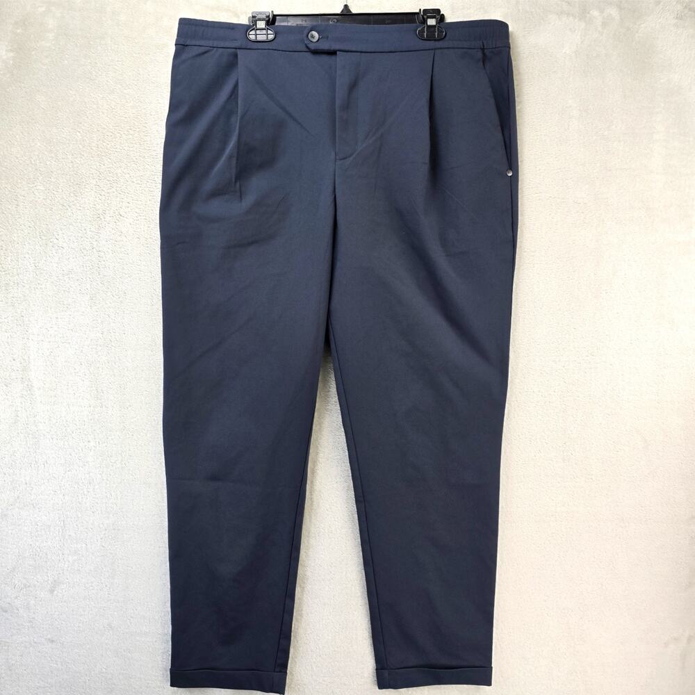 Vuori Cascade Elastic Waist Performance Trousers Pants Grey Men's 38x28 V465